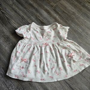 6M Girls Floral Pink Kids Dress